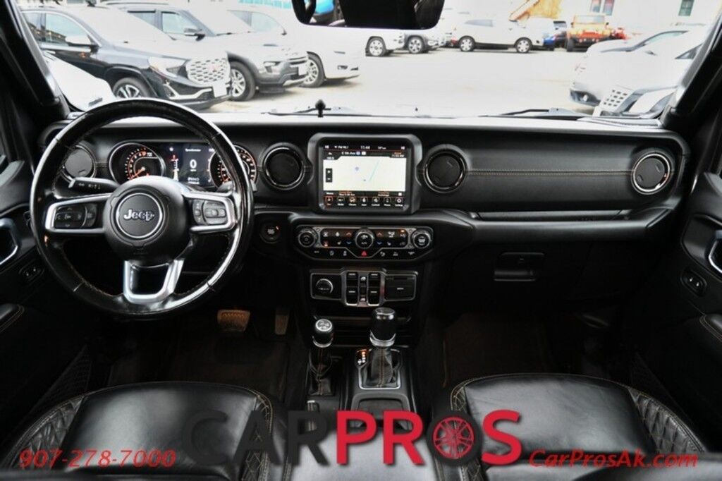 2021 Jeep Gladiator High Altitude - 4x4 - Crew Cab - Hard Top - Cold Weather Pkg - Auto Start - Heated Leather Seats & Steering Wheel - Navigation - Alpine Spears - Adaptive Cruise - Blind Spot & Forward Collision Alert - Back Up Camera - Tow Pkg - Only 50K Miles Anchorage AK