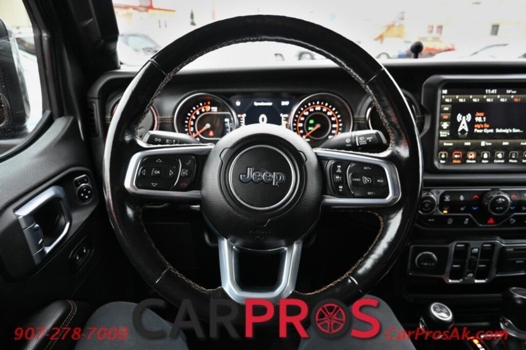 2021 Jeep Gladiator High Altitude - 4x4 - Crew Cab - Hard Top - Cold Weather Pkg - Auto Start - Heated Leather Seats & Steering Wheel - Navigation - Alpine Spears - Adaptive Cruise - Blind Spot & Forward Collision Alert - Back Up Camera - Tow Pkg - Only 50K Miles Anchorage AK