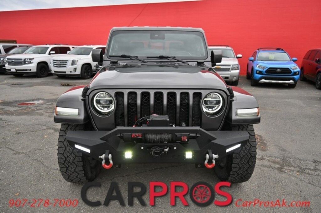2021 Jeep Gladiator High Altitude - 4x4 - Crew Cab - Hard Top - Cold Weather Pkg - Auto Start - Heated Leather Seats & Steering Wheel - Navigation - Alpine Spears - Adaptive Cruise - Blind Spot & Forward Collision Alert - Back Up Camera - Tow Pkg - Only 50K Miles Anchorage AK