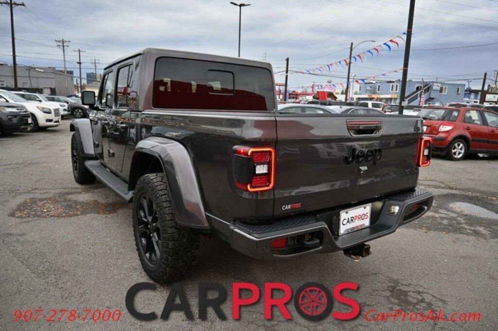 2021 Jeep Gladiator High Altitude - 4x4 - Crew Cab - Hard Top - Cold Weather Pkg - Auto Start - Heated Leather Seats & Steering Wheel - Navigation - Alpine Spears - Adaptive Cruise - Blind Spot & Forward Collision Alert - Back Up Camera - Tow Pkg - Only 50K Miles Anchorage AK