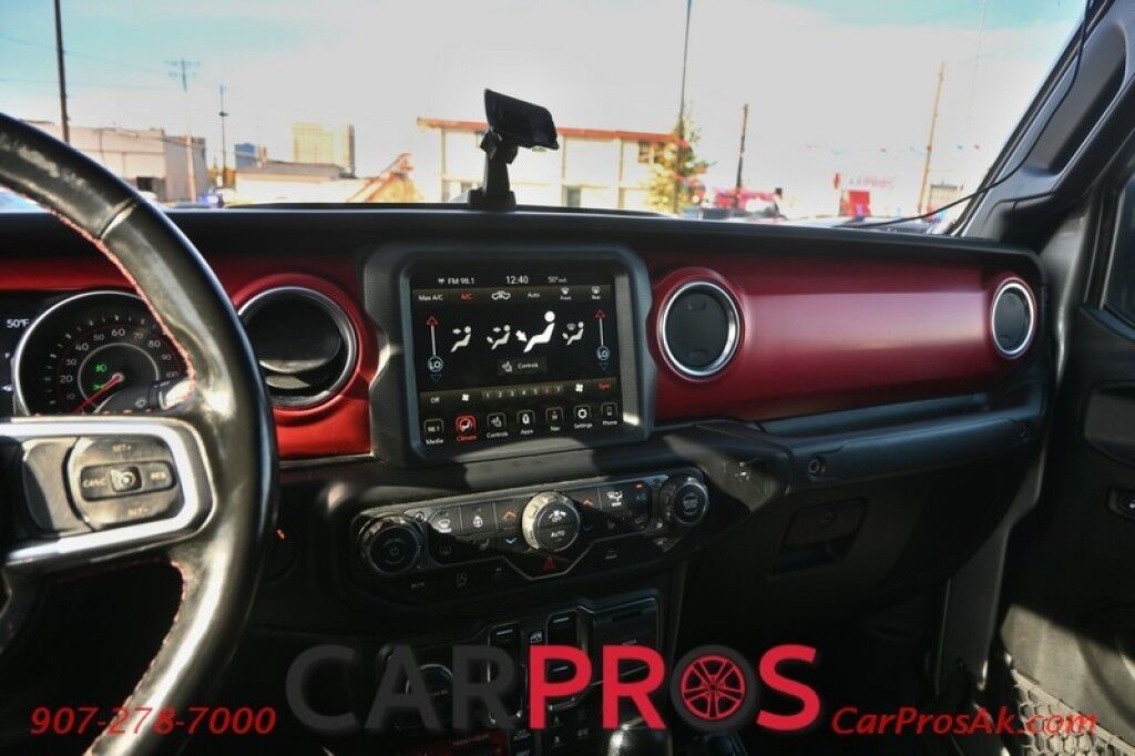 2021 Jeep Gladiator Rubicon - 4X4 - Cold Weather Group - Auto Start - Heated Seats & Steering Wheel - Alpine Speakers - Navigation - Apple CarPlay & Android Auto - Reverse Camera - Steel Bumper Group w/ Winch - 3 Piece Freedome Hard Top - Tow PKG Anchorage AK