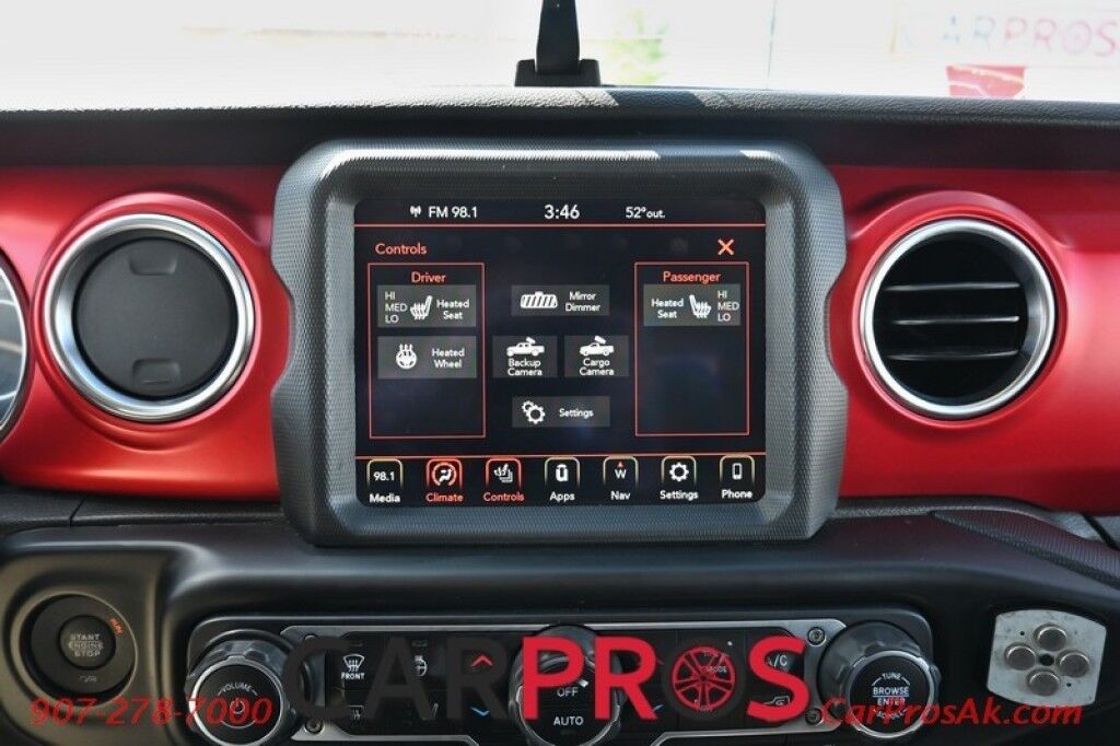 2021 Jeep Gladiator Rubicon - 4x4 - Cold Weather Group -Auto Start- Heated Seats & Steering Wheel - Alpine Sound System - NAV - Apple CarPlay & Android Auto - Reverse Camera -Steel Bumper Group w/ Winch - 3 Piece Freedome Hard Top - Tow PKG Anchorage AK