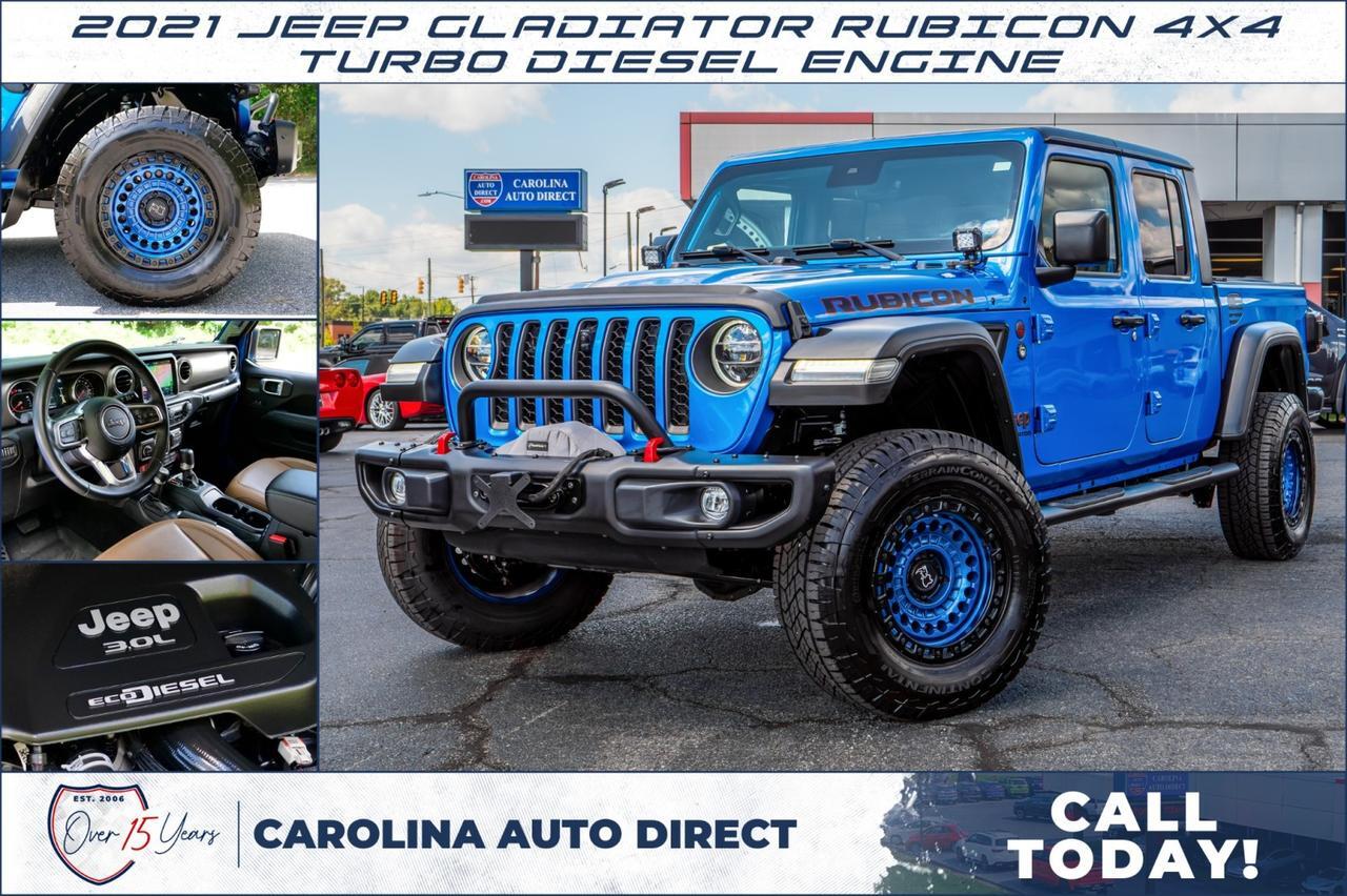 2021 Jeep Gladiator Rubicon 4X4 / Turbo Diesel / LED Lighting / UPGRADES! Lincolnton NC