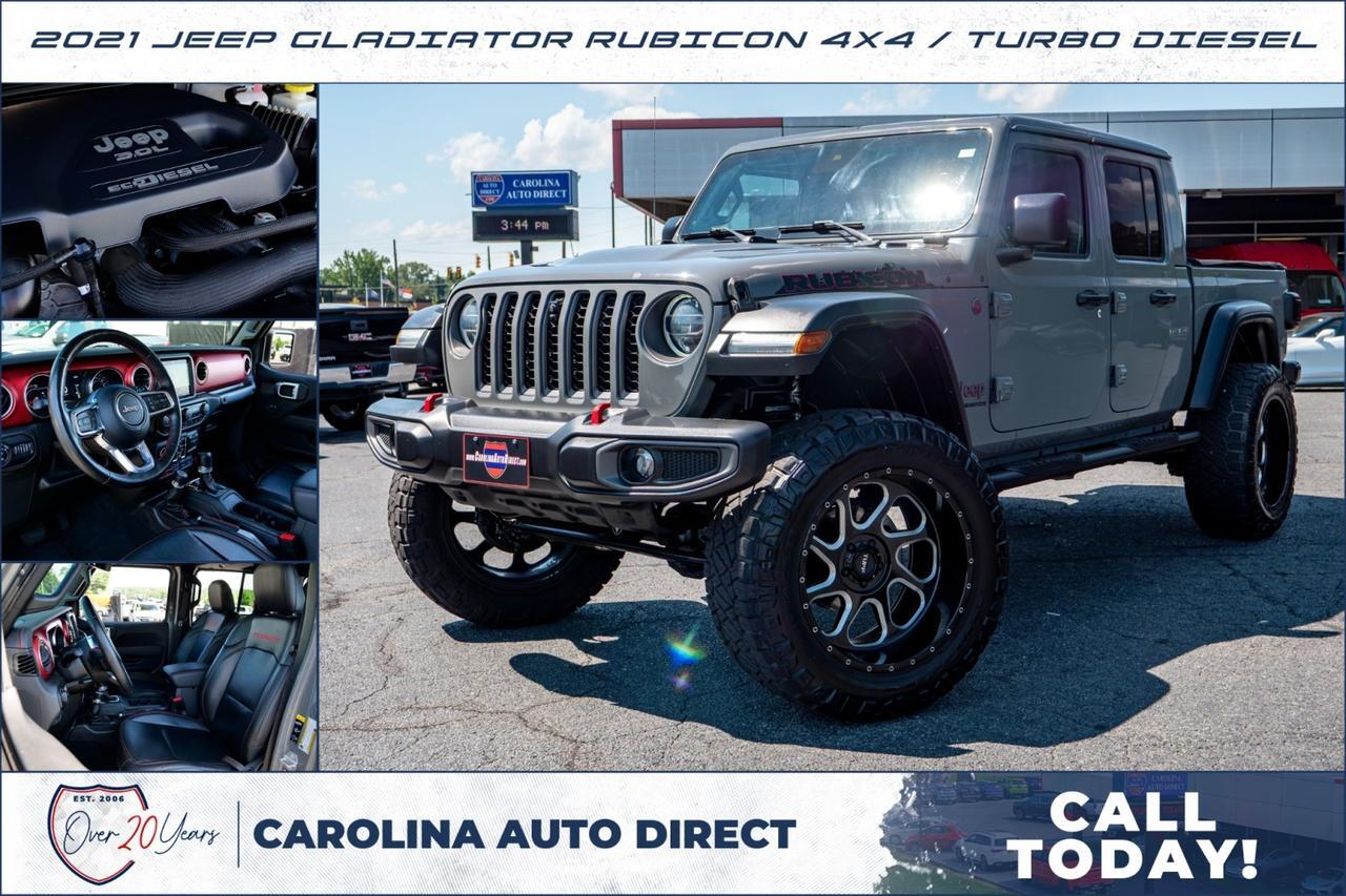 2021 Jeep Gladiator Rubicon 4X4 / Turbo Diesel / UPGRADES / Leather Seats! Lincolnton NC