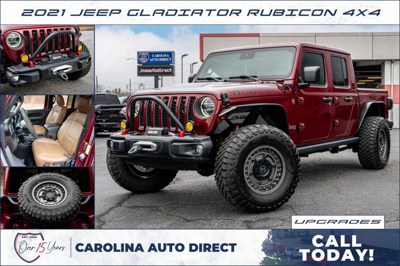 2021 Jeep Gladiator Rubicon 4X4 / Upgrades / Leather Heated Seats!