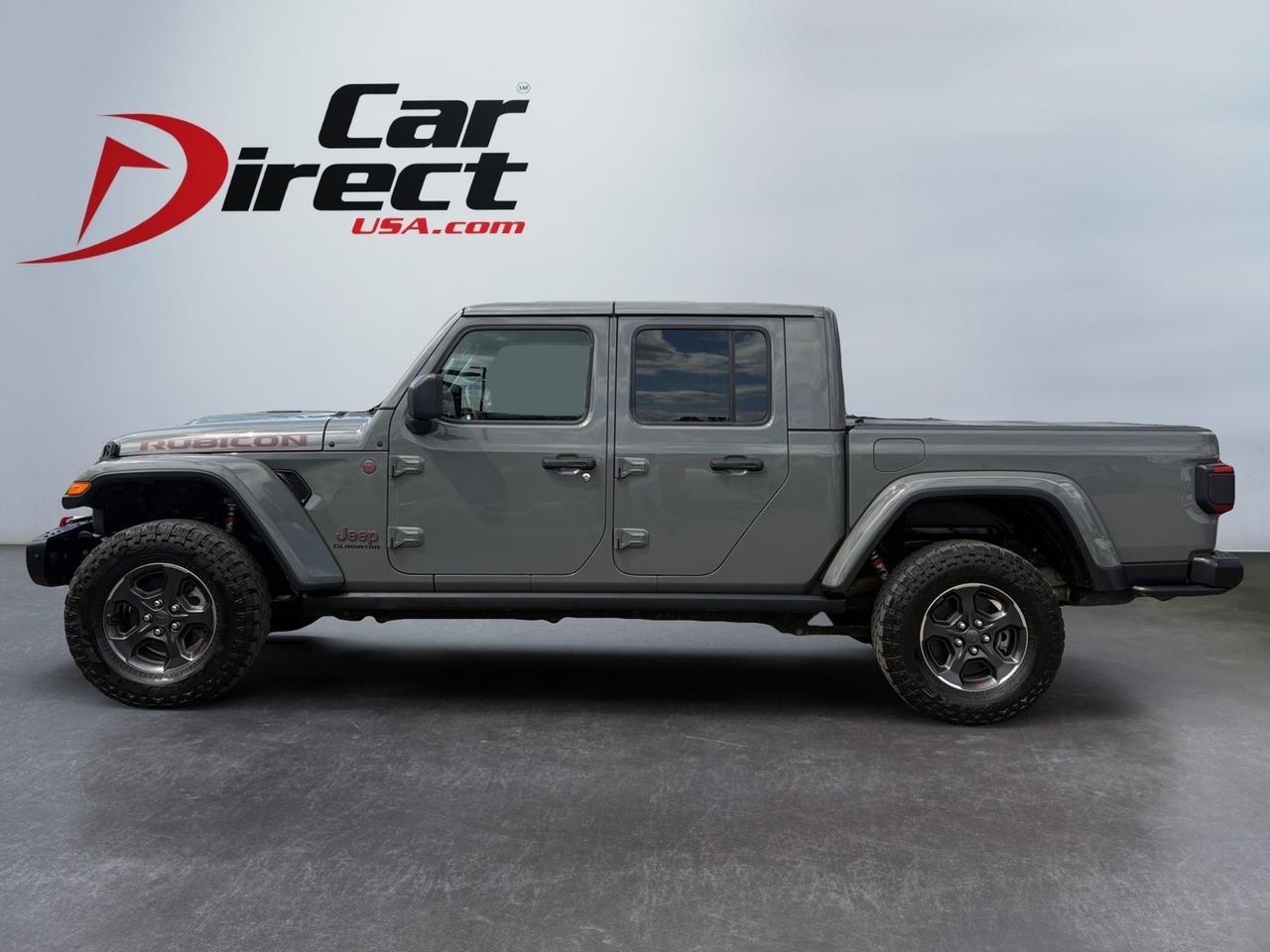 2021 Jeep Gladiator Rubicon, BLIND SPOT ALERT, LANE KEEP ASSIST, HEATED STEERING WHEEL & FRONT SEATS, APPLE CARPLAY/ANDROID AUTO, LOW MILES, ONLY 1 OWNER, CLEAN CARFAX, TAKE THIS JEEP HOME TODAY!