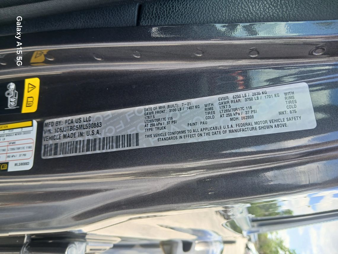 2021 Jeep Gladiator Rubicon Pickup 4D 5 ft Maitland FL