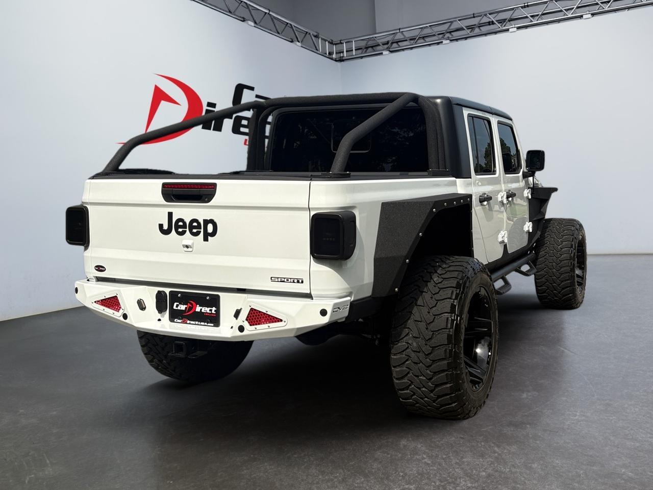 2021 Jeep Gladiator Sport SO FLO CUSTOM, LIFTED, BLACK TUBULAR SIDE STEPS, FENDER FLARES, TOW PACKAGE, CUSTOM FUEL WHEELS, AUTO START/STOP, APPLE CARPLAY/ANDROID AUTO, REMOTE START, ONLY 18K MILES, CLEAN CARFAX, GET READY TO RIDE IN THIS JEEP! Virginia Beach VA