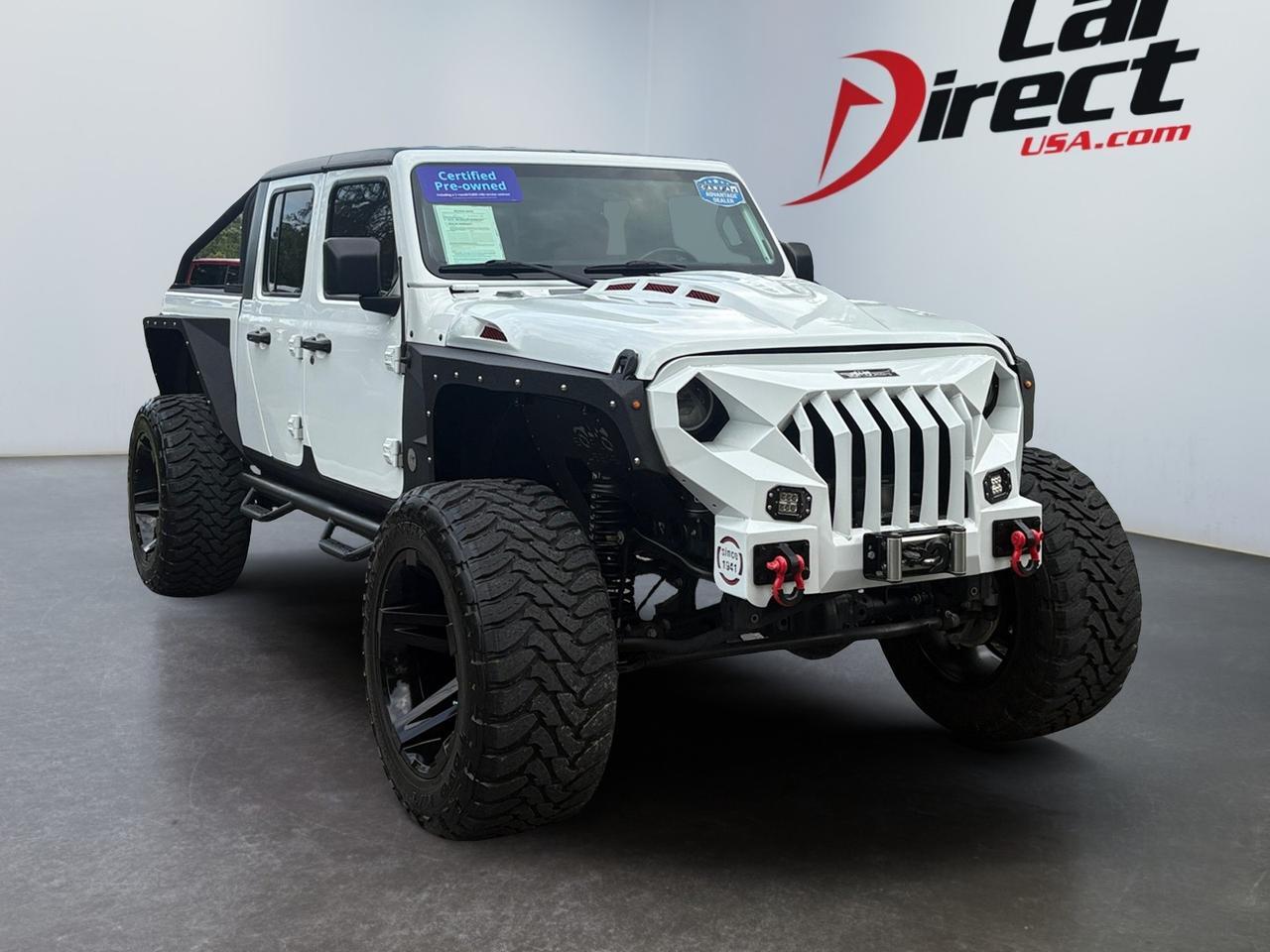 2021 Jeep Gladiator Sport SO FLO CUSTOM, LIFTED, BLACK TUBULAR SIDE STEPS, FENDER FLARES, TOW PACKAGE, CUSTOM FUEL WHEELS, AUTO START/STOP, APPLE CARPLAY/ANDROID AUTO, REMOTE START, ONLY 18K MILES, CLEAN CARFAX, GET READY TO RIDE IN THIS JEEP! Virginia Beach VA
