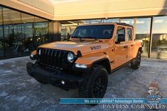 2021_Jeep_Gladiator_Willys / 4X4 / 3.6L V6 / 6-Spd Manual / Technology & Convenience Group / Premium Cloth Seats / Power Locks, Windows & Mirrors / Navigation / Alpine Speakers / Tonneau Cover / Tow Pkg / Back Up Camera_ Anchorage AK