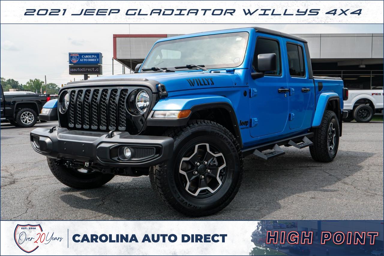 2021 Jeep Gladiator Willys 4X4 / Tow Package / Cold Weather Group!