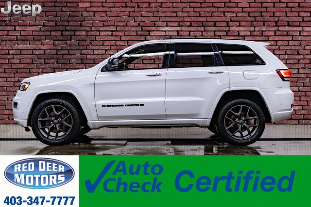 2021 Jeep Grand Cherokee 80th Anniversary Leather Roof Nav BCam Red Deer AB