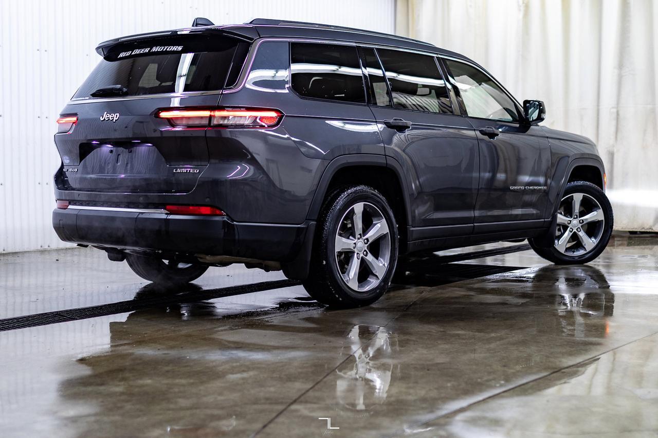 2021 Jeep Grand Cherokee L 4x4 Limited Leather Roof Nav Red Deer AB