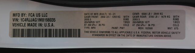 2021 Jeep Grand Cherokee L Altitude San Juan TX
