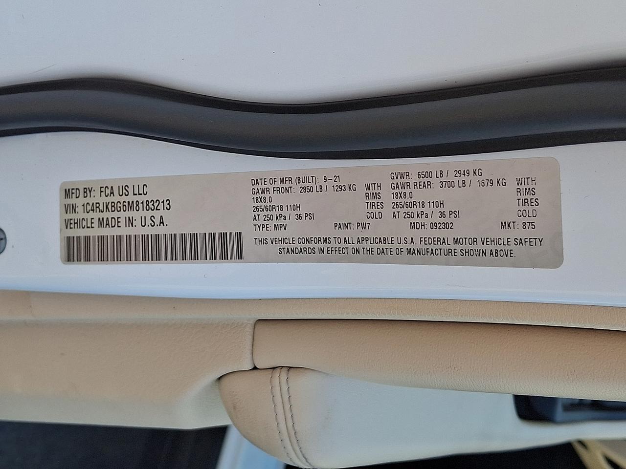 2021 Jeep Grand Cherokee L Limited 4x4 Vineland NJ