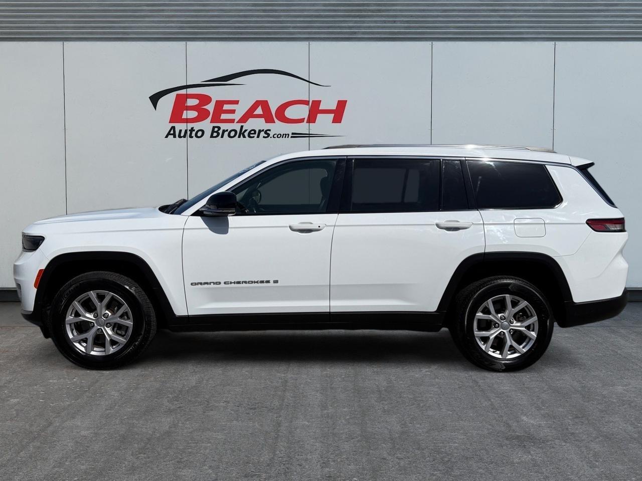 2021 Jeep Grand Cherokee L Limited, APPLE CARPLAY/ANDROID AUTO, HEATED SEATS, HEATED REAR SEATS, WIFI, POWER LIFTGATE, BACKUP CAMERA, UNIVERSAL GARAGE DOOR OPENER, NAVIGATION, HEATED STEERING WHEEL, ONLY 1 OWNER!