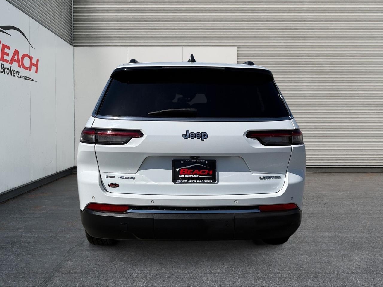 2021 Jeep Grand Cherokee L Limited, APPLE CARPLAY/ANDROID AUTO, HEATED SEATS, HEATED REAR SEATS, WIFI, POWER LIFTGATE, BACKUP CAMERA, UNIVERSAL GARAGE DOOR OPENER, NAVIGATION, HEATED STEERING WHEEL, ONLY 1 OWNER! Norfolk VA