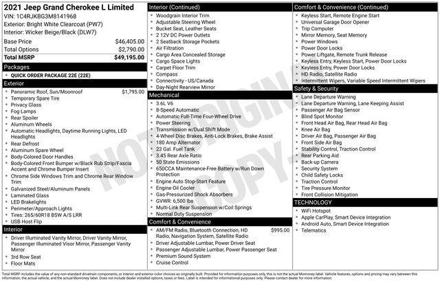 2021 Jeep Grand Cherokee L Limited Raleigh NC