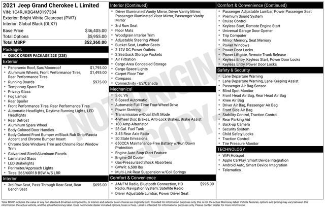2021 Jeep Grand Cherokee L Limited Raleigh NC