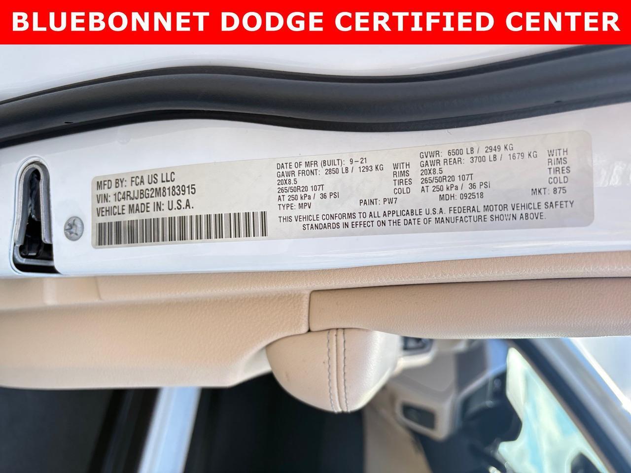 2021 Jeep Grand Cherokee L Limited New Braunfels TX