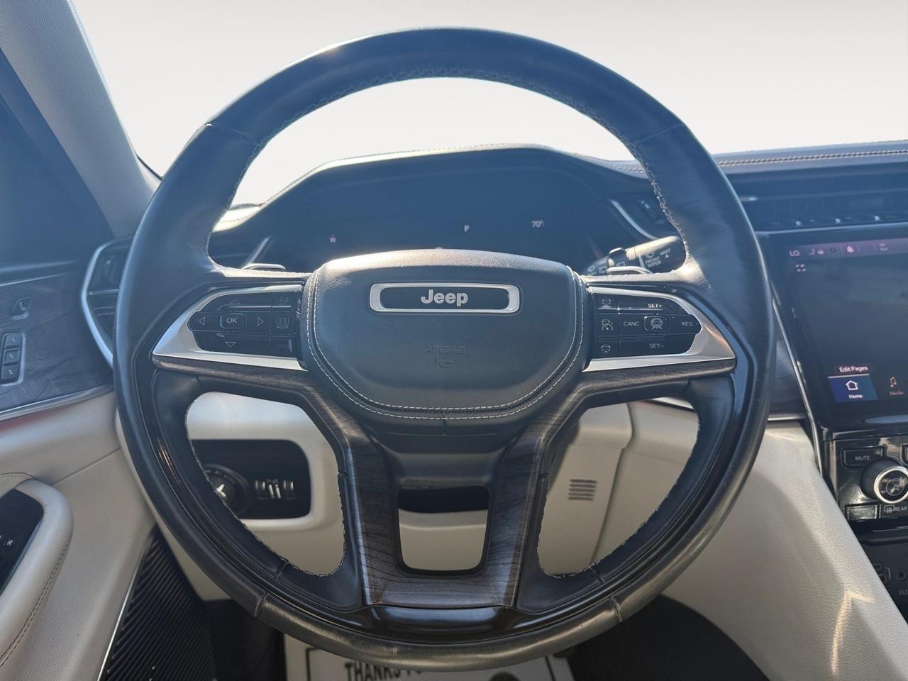 2021 Jeep Grand Cherokee L Overland, HEATED/VENTILATED SEATS, HEATED REAR SEATS, MOONROOF, APPLE CARPLAY/ANDROID AUTO, UNIVERSAL GARAGE DOOR OPENER, MCINTOSH SOUND SYSTEM, POWER LIFTGATE, CAPTAINS CHAIRS, 3RD ROW, BACKUP CAMERA, POWER/HEATED MIRRORS, REMOTE START, ONLY 1 OWNER Norfolk VA