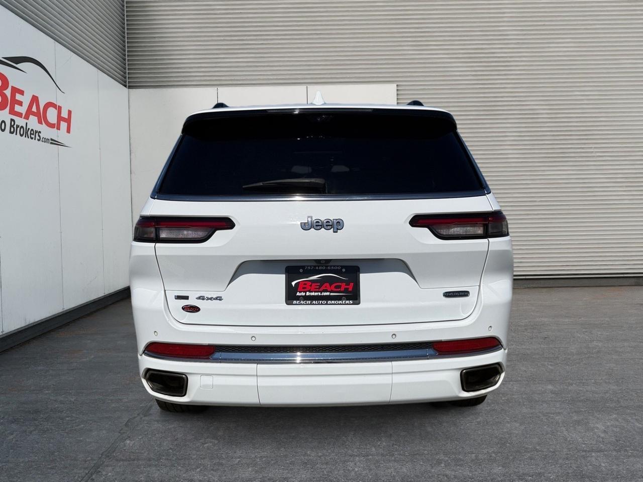 2021 Jeep Grand Cherokee L Overland, HEATED/VENTILATED SEATS, HEATED REAR SEATS, MOONROOF, APPLE CARPLAY/ANDROID AUTO, UNIVERSAL GARAGE DOOR OPENER, MCINTOSH SOUND SYSTEM, POWER LIFTGATE, CAPTAINS CHAIRS, 3RD ROW, BACKUP CAMERA, POWER/HEATED MIRRORS, REMOTE START, ONLY 1 OWNER Norfolk VA