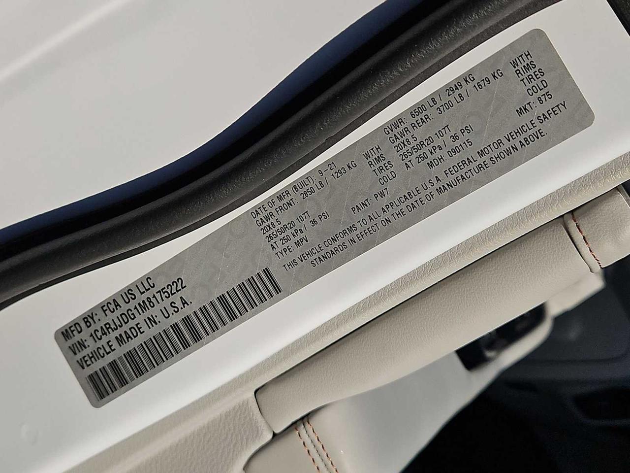 2021 Jeep Grand Cherokee L Overland Irving TX