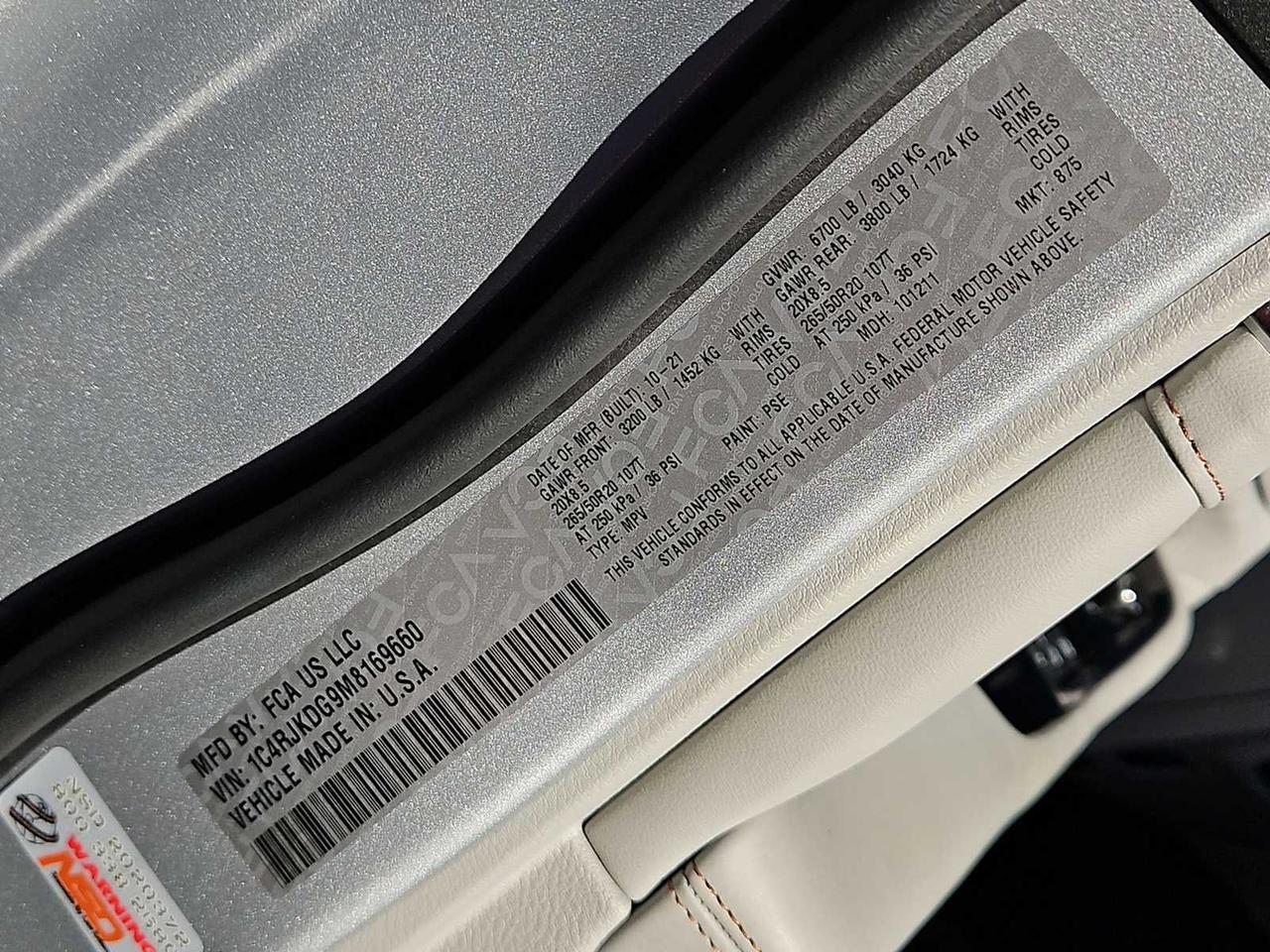 2021 Jeep Grand Cherokee L Overland Irving TX