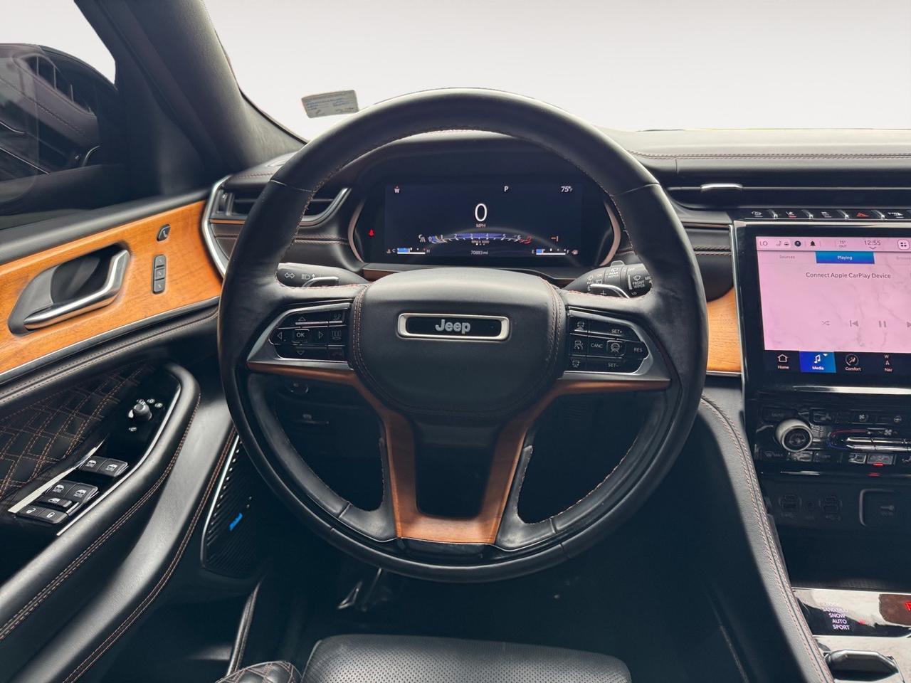 2021 Jeep Grand Cherokee L SUMMIT RESERVE, QUADRA LIFT AIR SUSPENSION, 4X4, TOWING PACKAGE, PANORAMIC SUNROOF, CROSS PATH DETECTION, HEAD-UP DISPLAY, MCINTOSH SPEAKERS, HEATED & COOLED SEATS, ADAPTIVE CRUISE CONTROL, COMFORT, SAFETY, & LUXURY, THIS SUV HAS IT ALL- DONT MISS OU Norfolk VA