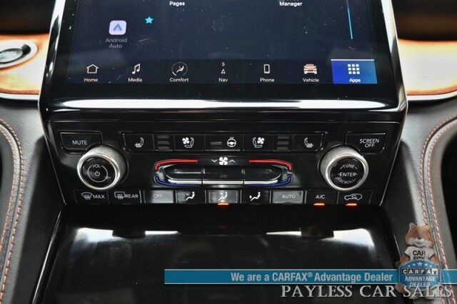 2021 Jeep Grand Cherokee L Summit Reserve / 4X4 / Advanced & Luxury Tech Group / Auto Start / Heated & Cooled Leather Seats / Heated Steering / Sunroof / Adaptive Cruise / Lane Depart & Blind Spot / Rear Captain Chairs / 3rd Row / Seats 6 Anchorage AK