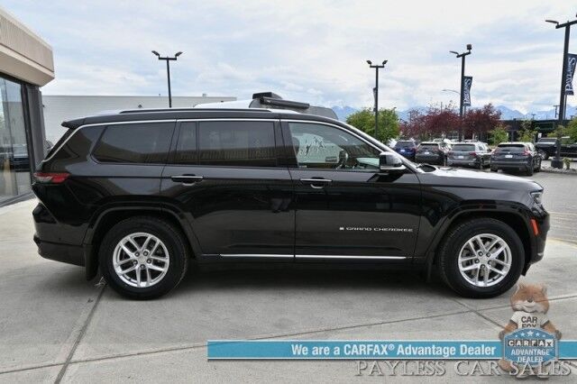 2021 Jeep Grand Cherokee L Summit Reserve / 4X4 / Advanced & Luxury Tech Group / Auto Start / Heated & Cooled Leather Seats / Heated Steering / Sunroof / Adaptive Cruise / Lane Depart & Blind Spot / Rear Captain Chairs / 3rd Row / Seats 6 Anchorage AK