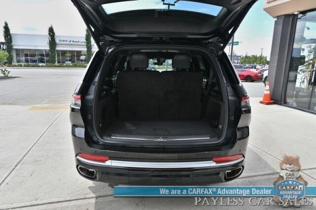 2021 Jeep Grand Cherokee L Summit Reserve / 4X4 / Advanced & Luxury Tech Group / Auto Start / Heated & Cooled Leather Seats / Heated Steering / Sunroof / Adaptive Cruise / Lane Depart & Blind Spot / Rear Captain Chairs / 3rd Row / Seats 6 Anchorage AK