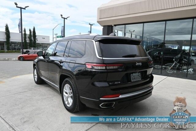 2021 Jeep Grand Cherokee L Summit Reserve / 4X4 / Advanced & Luxury Tech Group / Auto Start / Heated & Cooled Leather Seats / Heated Steering / Sunroof / Adaptive Cruise / Lane Depart & Blind Spot / Rear Captain Chairs / 3rd Row / Seats 6 Anchorage AK