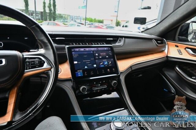 2021 Jeep Grand Cherokee L Summit Reserve / 4X4 / Advanced & Luxury Tech Group / Auto Start / Heated & Cooled Leather Seats / Heated Steering / Sunroof / Adaptive Cruise / Lane Depart & Blind Spot / Rear Captain Chairs / 3rd Row / Seats 6 Anchorage AK