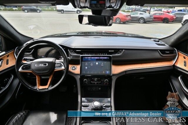 2021 Jeep Grand Cherokee L Summit Reserve / 4X4 / Advanced & Luxury Tech Group / Auto Start / Heated & Cooled Leather Seats / Heated Steering / Sunroof / Adaptive Cruise / Lane Depart & Blind Spot / Rear Captain Chairs / 3rd Row / Seats 6 Anchorage AK
