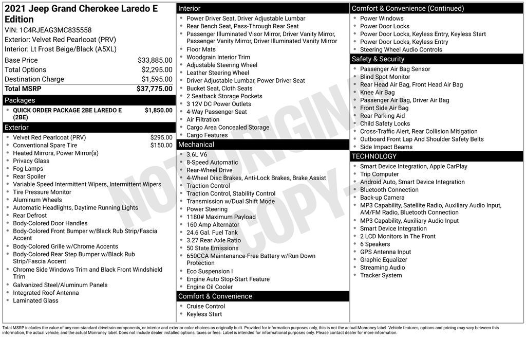 2021 Jeep Grand Cherokee Laredo E Tucson AZ