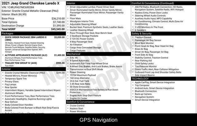 2021 Jeep Grand Cherokee Laredo X Raleigh NC