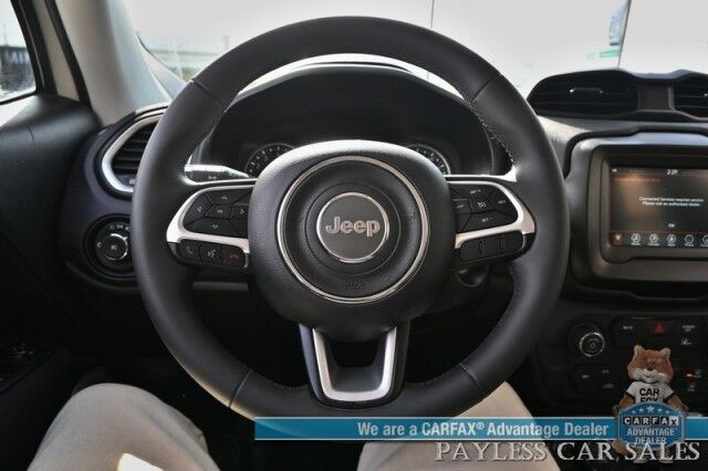 2021 Jeep Renegade Latitude / 4X4 / Auto Start / Blind Spot Alert / Lane Departure & Forward Collision / Apple CarPlay & Android Auto / AUX & USB Input / Back Up Camera / Keyless Entry & Start / Only 11K Miles / 29 MPG/ 1-Owner Anchorage AK