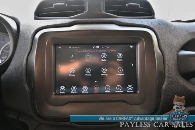 2021 Jeep Renegade Latitude / 4X4 / Auto Start / Blind Spot Alert / Lane Departure & Forward Collision / Apple CarPlay & Android Auto / AUX & USB Input / Back Up Camera / Keyless Entry & Start / Only 11K Miles / 29 MPG/ 1-Owner Anchorage AK
