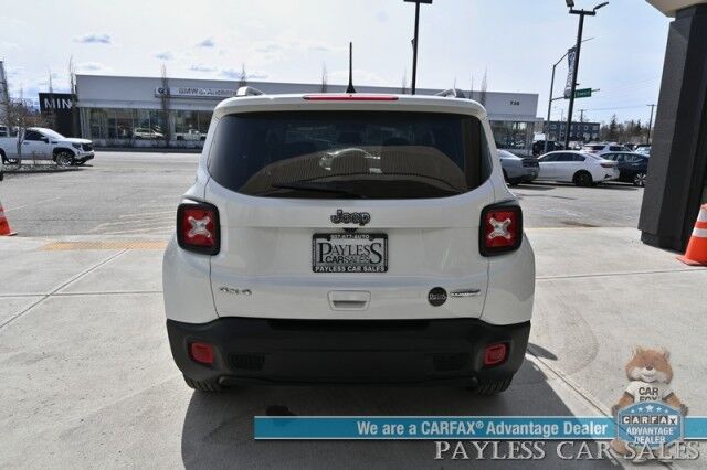 2021 Jeep Renegade Latitude / 4X4 / Auto Start / Blind Spot Alert / Lane Departure & Forward Collision / Apple CarPlay & Android Auto / AUX & USB Input / Back Up Camera / Keyless Entry & Start / Only 11K Miles / 29 MPG/ 1-Owner Anchorage AK
