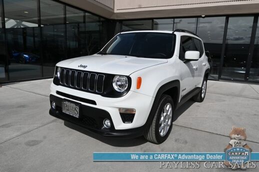 2021 Jeep Renegade Latitude / 4X4 / Auto Start / Blind Spot Alert / Lane Departure & Forward Collision / Apple CarPlay & Android Auto / AUX & USB Input / Back Up Camera / Keyless Entry & Start / Only 11K Miles / 29 MPG/ 1-Owner Anchorage AK