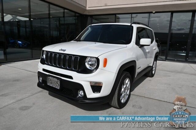 2021 Jeep Renegade Latitude / 4X4 / Auto Start / Blind Spot Alert / Lane Departure & Forward Collision / Apple CarPlay & Android Auto / AUX & USB Input / Back Up Camera / Keyless Entry & Start / Only 11K Miles / 29 MPG/ 1-Owner Anchorage AK
