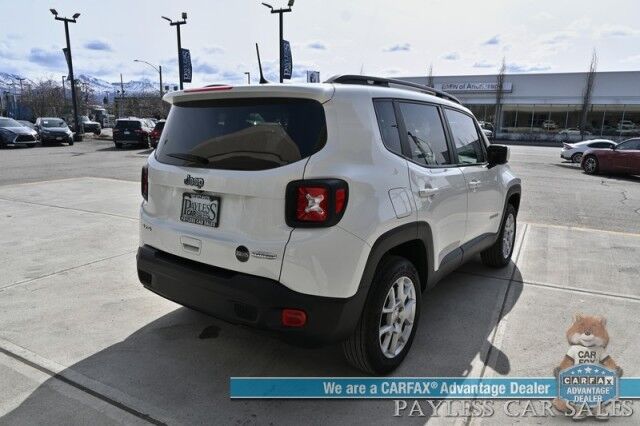 2021 Jeep Renegade Latitude / 4X4 / Auto Start / Blind Spot Alert / Lane Departure & Forward Collision / Apple CarPlay & Android Auto / AUX & USB Input / Back Up Camera / Keyless Entry & Start / Only 11K Miles / 29 MPG/ 1-Owner Anchorage AK