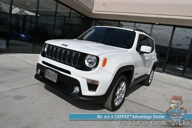 2021 Jeep Renegade Latitude / 4X4 / Auto Start / Blind Spot Alert / Lane Departure & Forward Collision / Apple CarPlay & Android Auto / AUX & USB Input / Back Up Camera / Keyless Entry & Start / Only 11K Miles / 29 MPG/ 1-Owner Anchorage AK