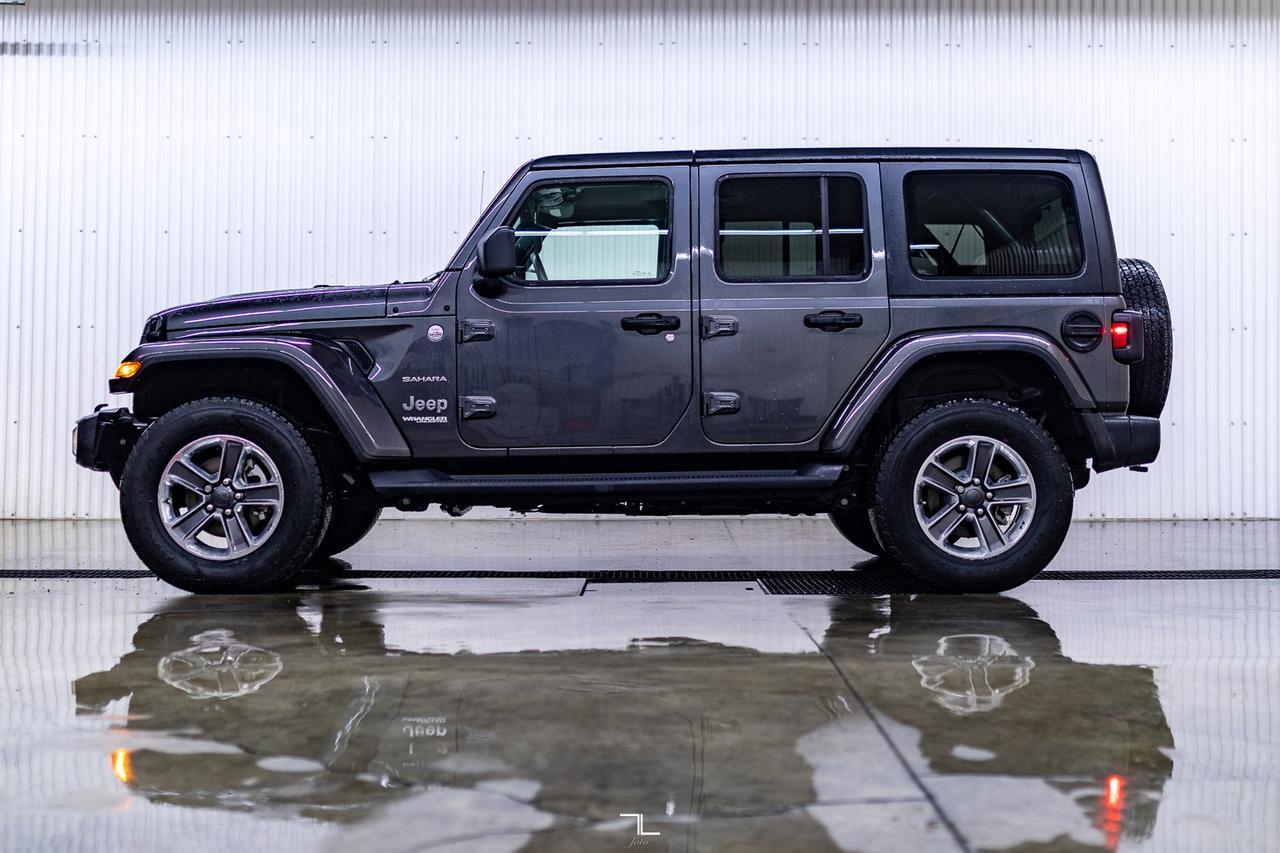 2021 Jeep Wrangler 4x4 Unlimited Sahara Diesel Leather Nav BCam Red Deer AB
