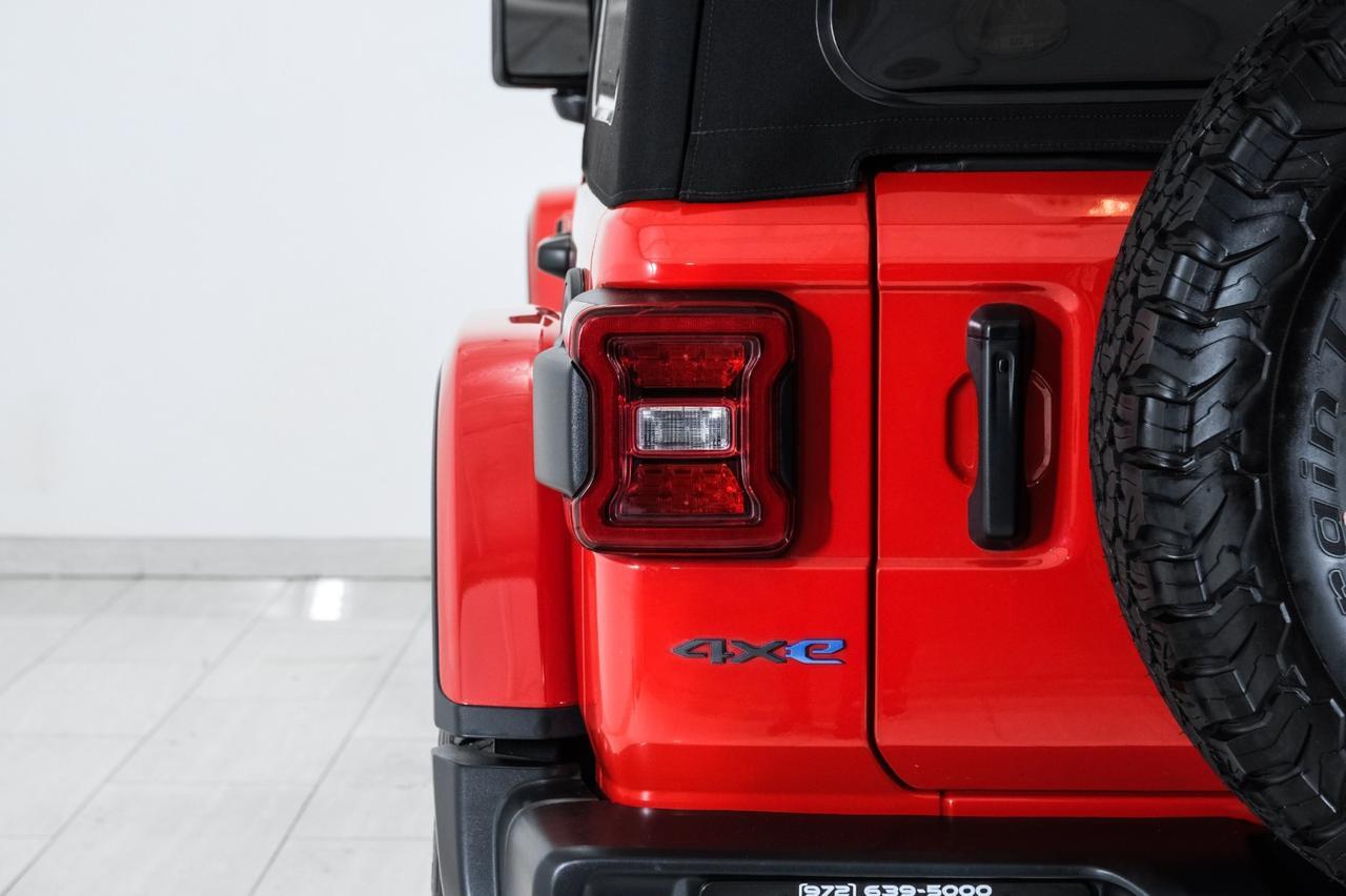 2021 Jeep Wrangler 4xe UNLIMITED RUBICON 4WD AUTOMATIC SOFT TOP NAVIGATION LEATHER HEATED SEATS REAR CAMERA Carrollton TX