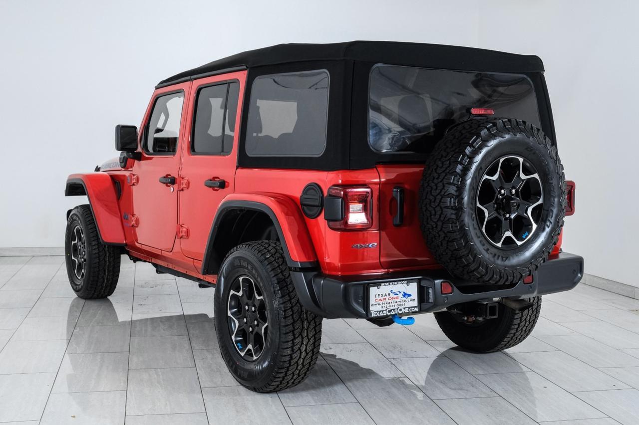 2021 Jeep Wrangler 4xe UNLIMITED RUBICON 4WD AUTOMATIC SOFT TOP NAVIGATION LEATHER HEATED SEATS REAR CAMERA Carrollton TX