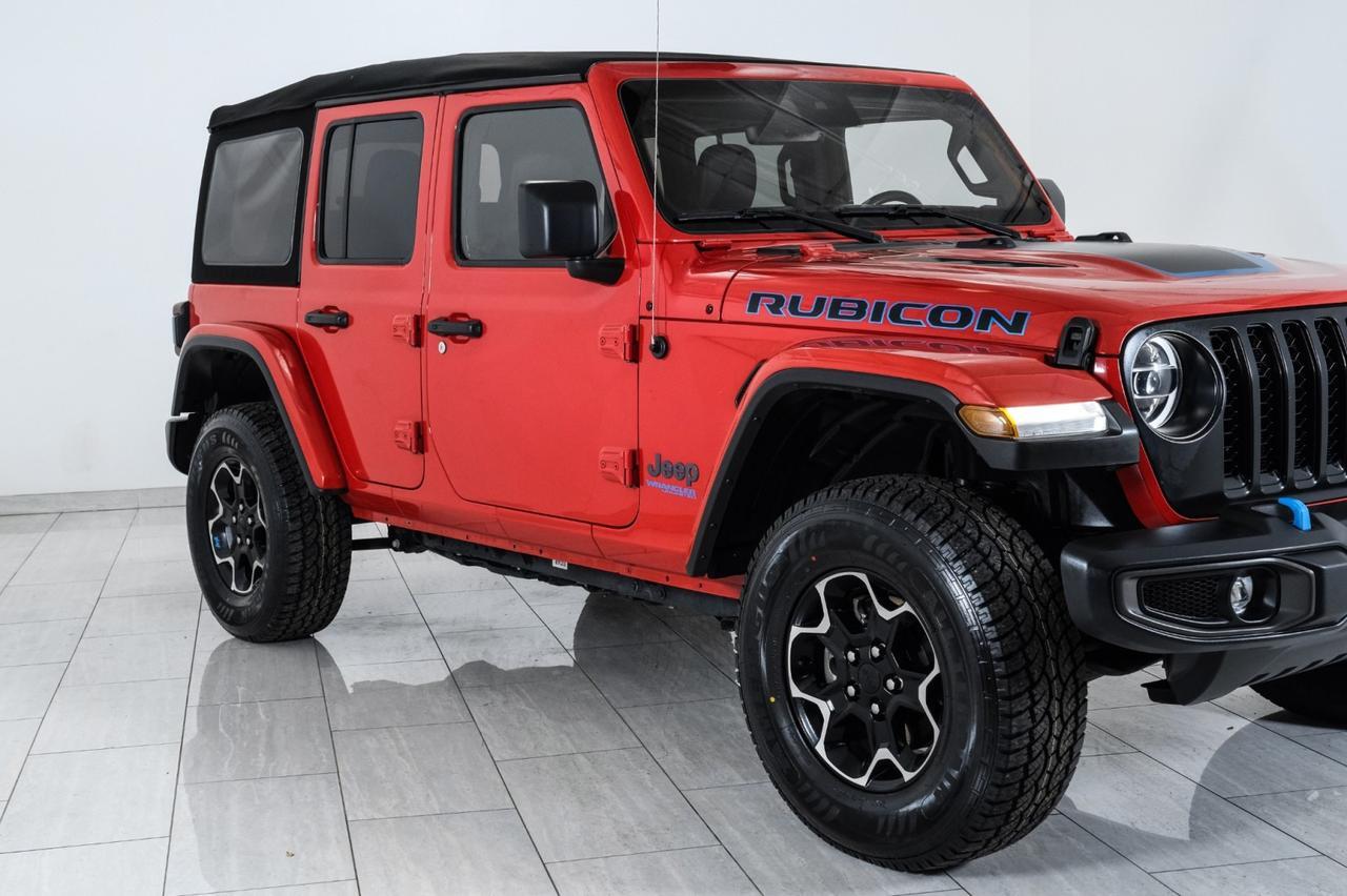 2021 Jeep Wrangler 4xe UNLIMITED RUBICON 4WD AUTOMATIC SOFT TOP NAVIGATION LEATHER HEATED SEATS REAR CAMERA Carrollton TX