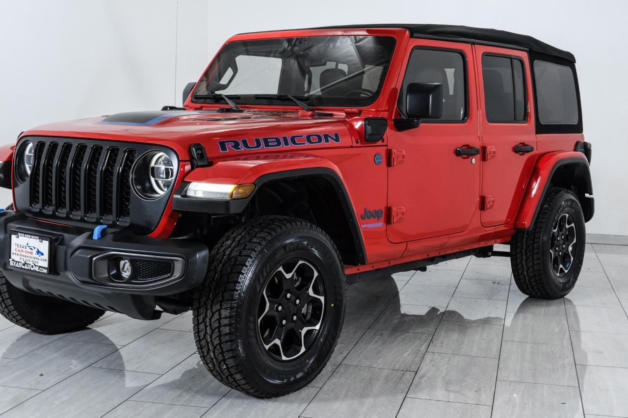 2021 Jeep Wrangler 4xe UNLIMITED RUBICON 4WD AUTOMATIC SOFT TOP NAVIGATION LEATHER HEATED SEATS REAR CAMERA Carrollton TX