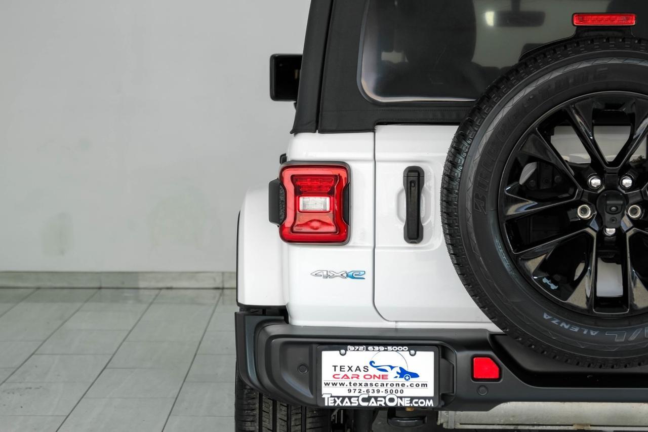 2021 Jeep Wrangler 4xe UNLIMITED SAHARA 4WD AUTOMATIC SOFT TOP NAVIGATION LEATHER HEATE Carrollton TX